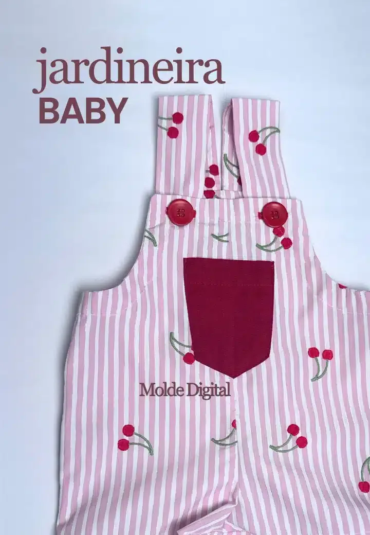 Molde Digital – Jardineira Baby — foto 1