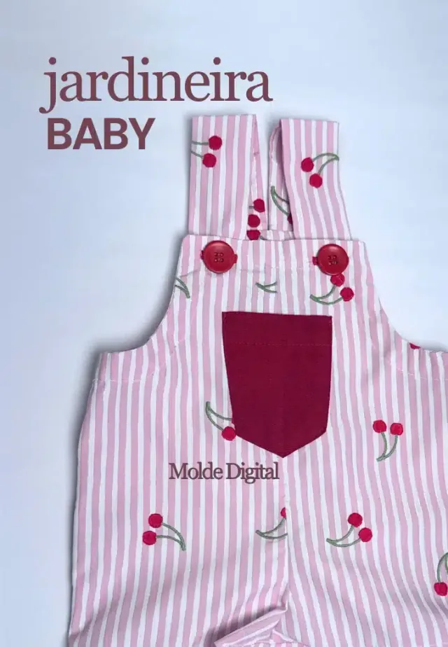 Molde Digital – Jardineira Baby — foto 1